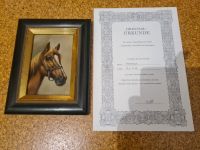 Pferdekopf von Siegmar Jugelt signiert mit Original Urkunde Nordrhein-Westfalen - Rheine Vorschau