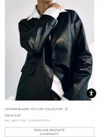 Zara kleid LEDERJACKE LEDER BLAZER GRS NP239 AUSVERKAUFT LUXUS Frankfurt am Main - Westend Vorschau