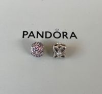 Pandora Charm Kugel rosa Pavé oder Blume mit Strass 925 Silber Rheinland-Pfalz - Grünstadt Vorschau
