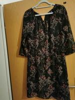 Kleid gr. 38 / M von MEXX, schwarz mit Blumen Bayern - Eckental  Vorschau