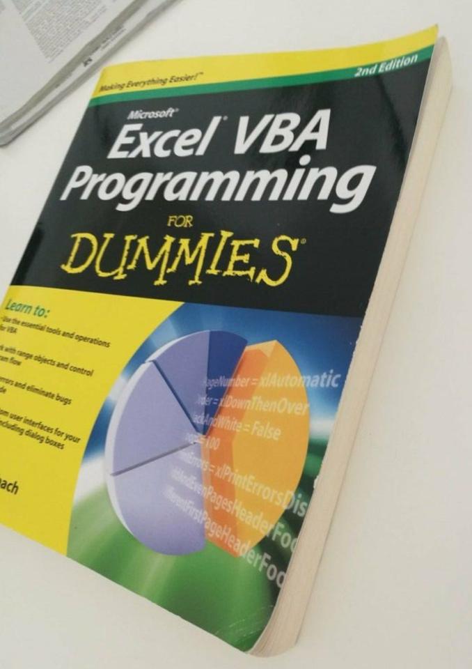 Buch Excel VBA Programming For Dummies 2nd edition programmieren in Frankfurt am Main