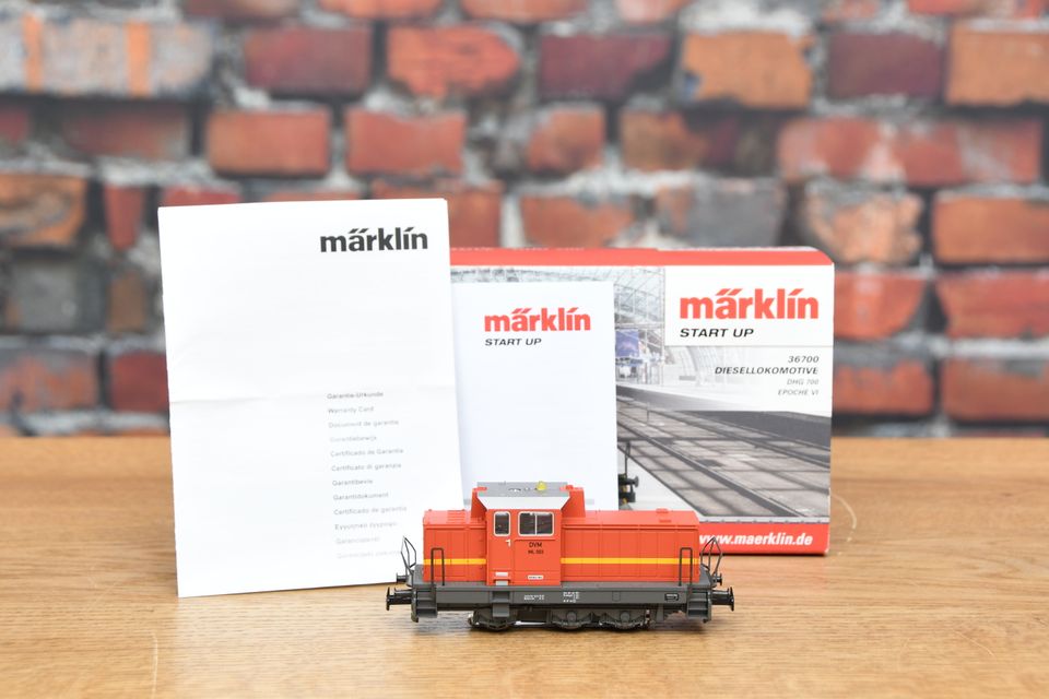 MÄRKLIN 36700 H0 Diesellok Digital mfx Rangierlokomotive wie neu in Paderborn