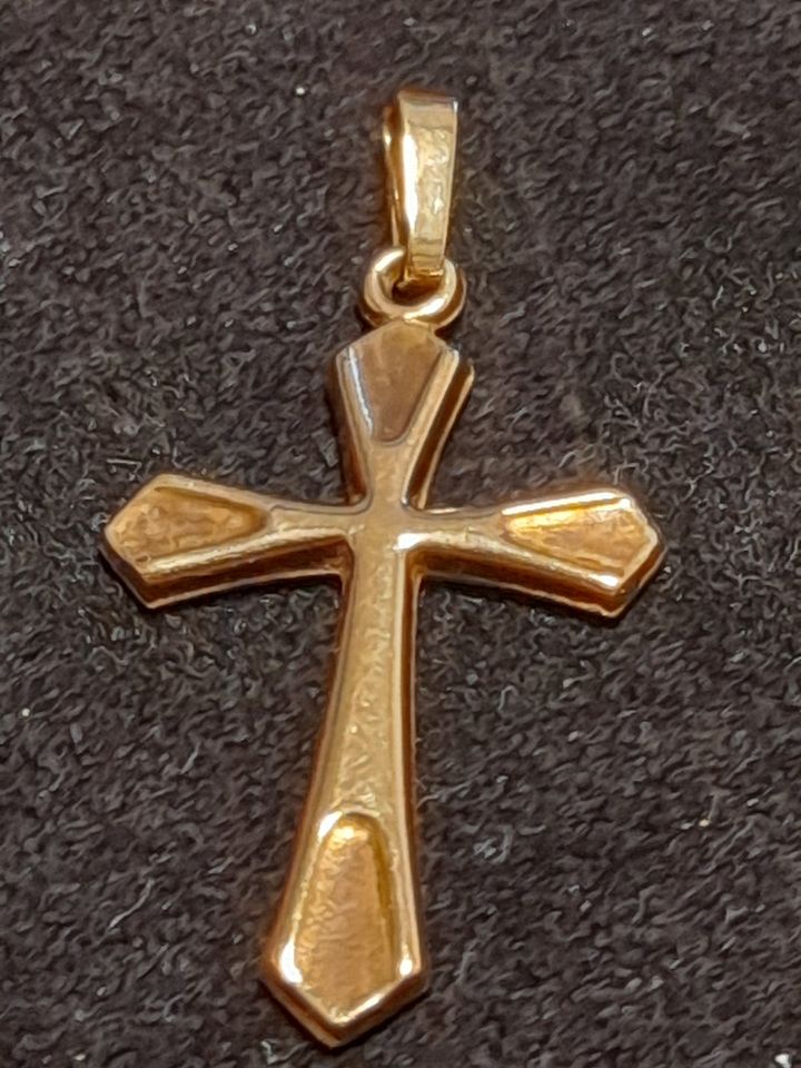 Wunderschönes Kreuz in 333er Gelbgold☆ neuwertig☆2,5 cm gross☆ in Hessisch Lichtenau