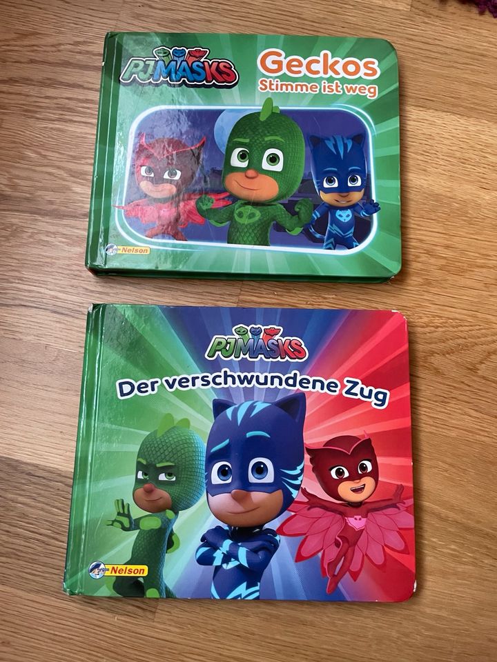 Zwei Bücher Pj Masks Geckos Stimme ist weg/Der verschwundene Zug in Ellwangen (Jagst)