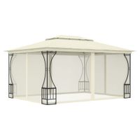 Pavillon mit Netz 300x400x265 cm Creme Festzelt Partyzelt Bayern - Bad Kissingen Vorschau