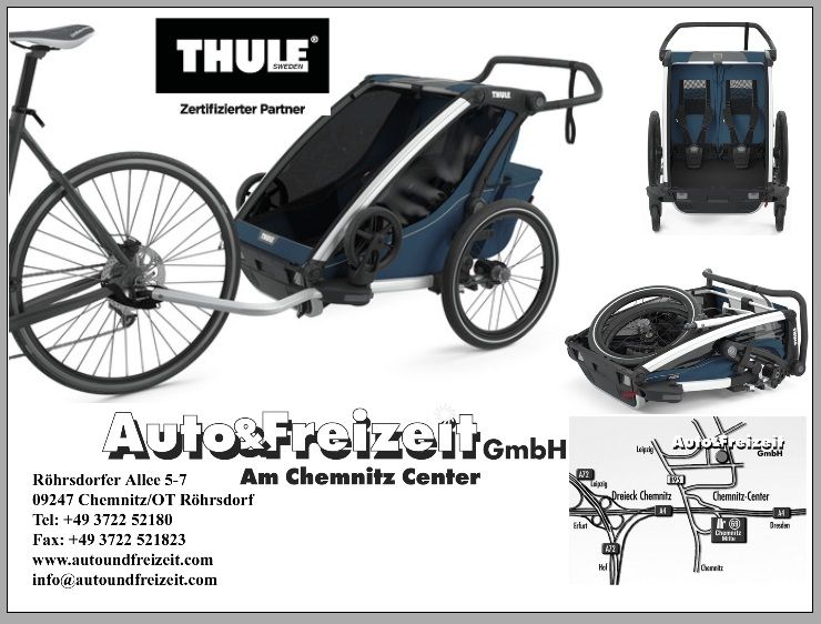 THULE CHARIOT CROSS 2 * alaska * Multisport & Fahrradanhänger NEU in Röhrsdorf