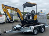 Bagger Sany SY16 Minibagger inkl. Baumaschinentransporter Variant Nordrhein-Westfalen - Zülpich Vorschau