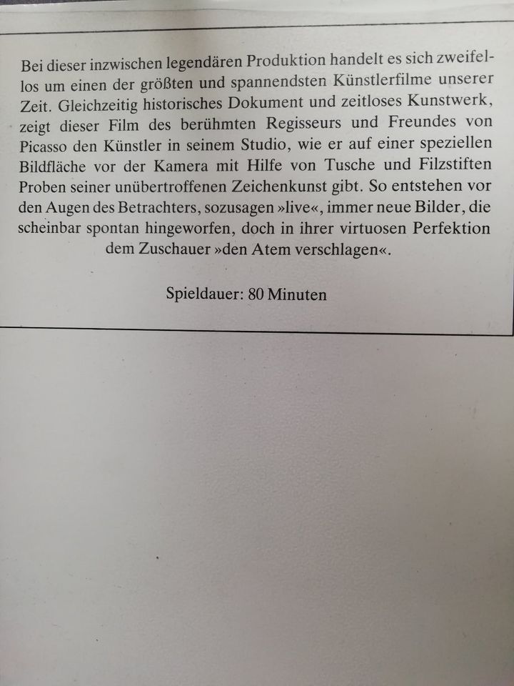 3 Kunstvideofilme frz. sprachig:  Bruegel, Renoir, Picasso in Freiburg im Breisgau