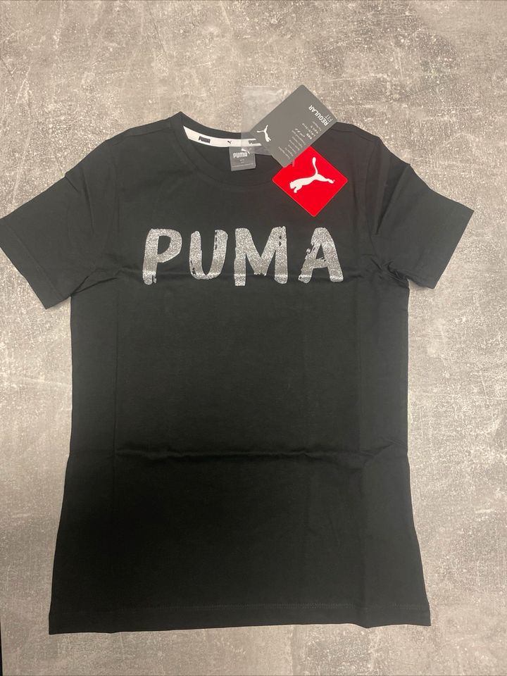 Puma T-Shirt Shirt Kurzarm Kinder Mädchen 150 schwarz NEU OVP in Kreuztal