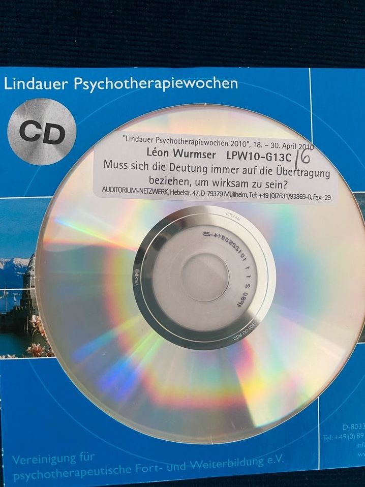 L. Wurmser: Muss sich die Deutung immer auf die Übertragung ..... in Prien