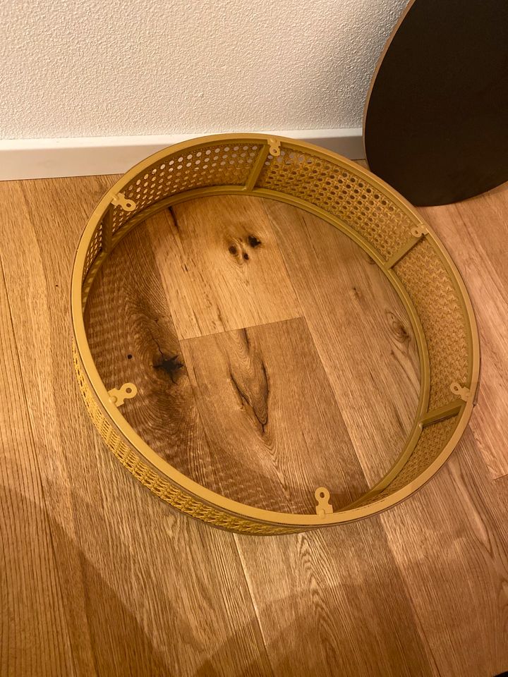 Rattanregal rund groß 50cm Boho Dekokorb in Höchstädt a.d. Donau