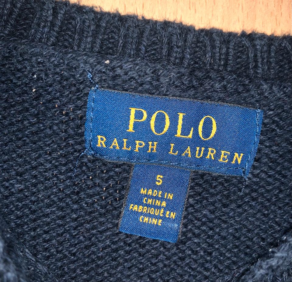 Ralph Lauren 100% Baumwolle Pullover / gestrickt /Bär / in Duisburg