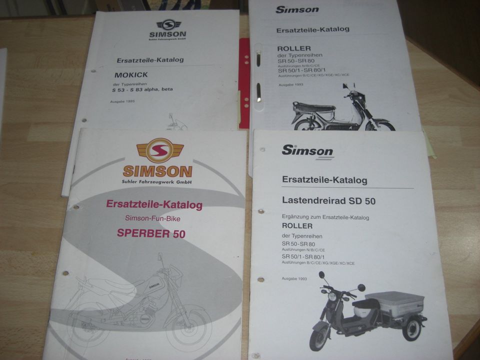 Simson Ersatzteile Katalog Roller SR50/SR80