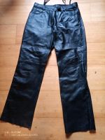 Lederhose, Jeans-Form, ca. Gr. 40, schwarz, echtes Leder Nordrhein-Westfalen - Minden Vorschau