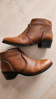 Steve Madden Stiefeletten Braun Gold Gr. 39 Echtleder Hessen - Herborn Vorschau