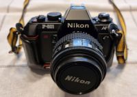 Nikon Kamera F-501 AF + Objektiv 35-70 mm, gebraucht, guter Zusta Bielefeld - Brackwede Vorschau