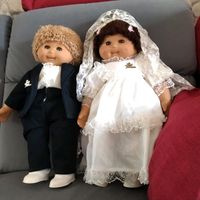 Puppe Pärchen Hochzeit Rheinland-Pfalz - Gau-Odernheim Vorschau