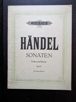 Händel Sonaten für Violine und Klavier Band II Peters 4157b Noten München - Untergiesing-Harlaching Vorschau