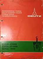 Spezialwerkzeug Katalog Deutz 05 , 06 + Intrac Nordrhein-Westfalen - Siegen Vorschau
