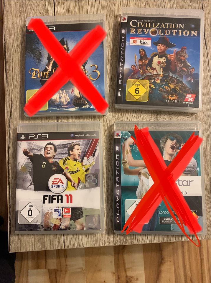 PS3 Spiele Fifa11 & civilization revolution in Rosdorf