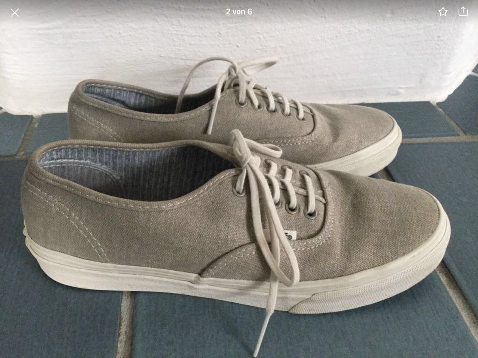 Vans Sneaker Schuhe unisex 40 beige in Reichling