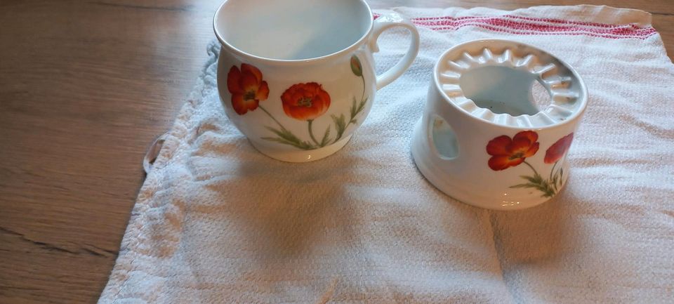 Cha cult poppy Teetasse und Stövchen in Lübeck