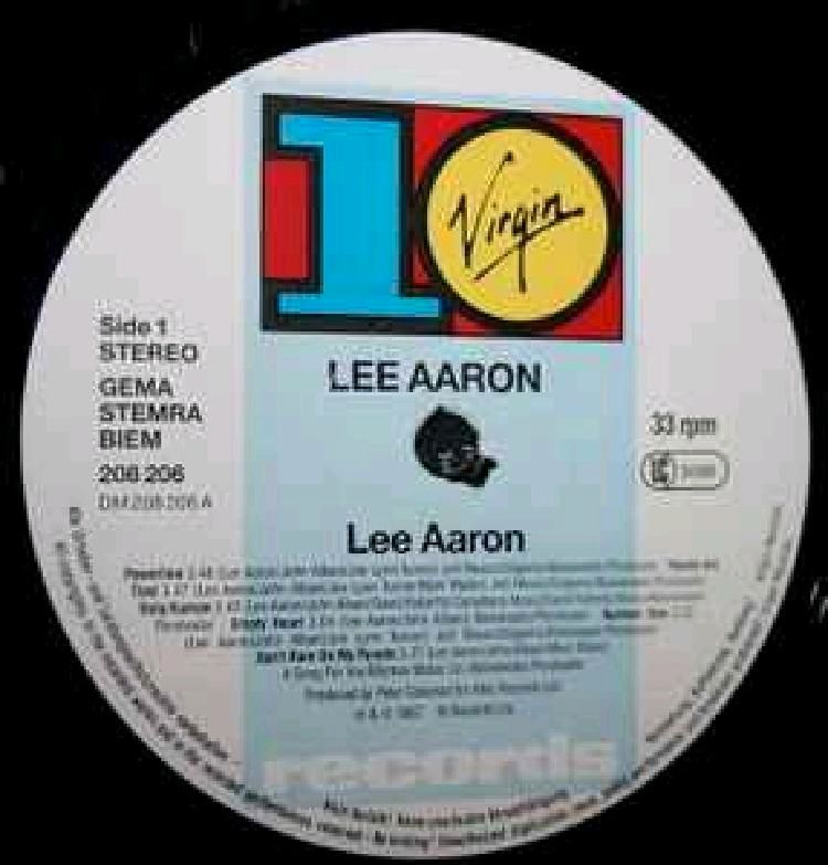 Lee Aaron ‎– Lee Aaron Vinyl Schallplatten LPs in Sayda