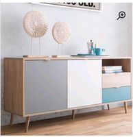 Schickes Sideboard Hollington 50J.Stil Modern Eiche-Tricolor NEU+ Bayern - Aindling Vorschau