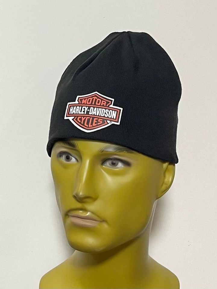 Harley Davidson Beanie Mütze und Bar & Shield innen in Penkun