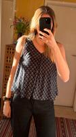 Süßes Top Mango mit Muster blau Bayern - Baldham Vorschau