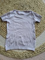 Noa Noa Pointelle kurzarm Pullover Tshirt 104 lila Dresden - Äußere Neustadt Vorschau