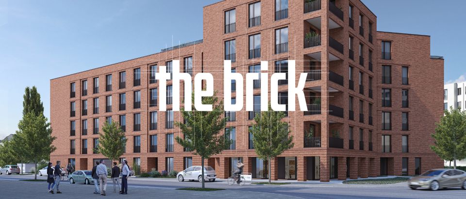 Stilvolle 3 Zimmer Erdgeschoss-Wohnung mit Privatgarten - Urbanes Wohnen in "the brick" in Freiburg in Freiburg im Breisgau