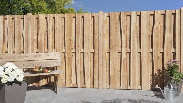 Seitenwand aus Holz , Holzzäune,Holz-Sichtschutz in Herten