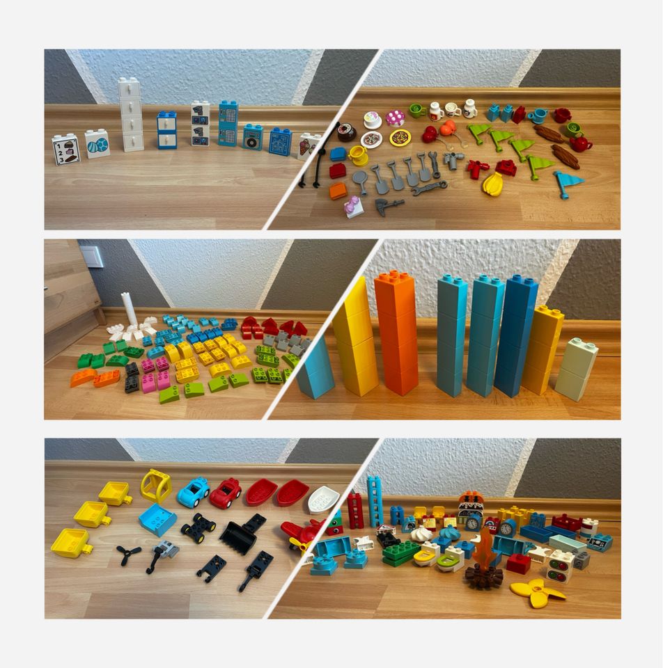 LEGO® DUPLO Set Konvolut 2x2 Baustelle Steine Print in Chemnitz