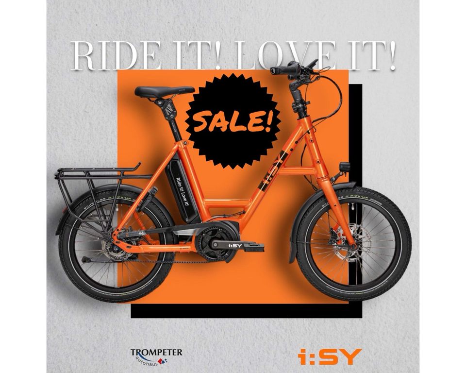 E-Bike/ i:SY E5 ZR F Comfort 545 Wh Modell 2023 happy orange in Lünen