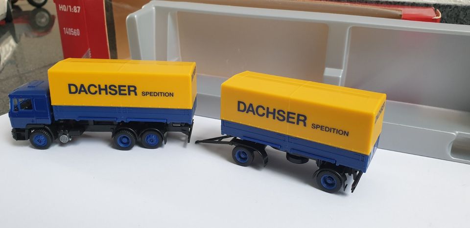 Selten!!! MAN F90 Sattelzug Spedition-Dachser in 1:87 herpa OVP! in Untersiegenbühl