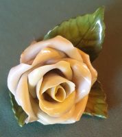 Rose aus Porzellan Herend Hungary Nordrhein-Westfalen - Gelsenkirchen Vorschau