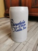 Alter Bierkrug Bürgerbräu A. Wohn Naila / Bay, Maßkrug Steingut Thüringen - Schleiz Vorschau