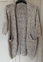 H&M Strickcardigan lang - schwarz/weiß meliert - M-XL one size Baden-Württemberg - Fellbach Vorschau