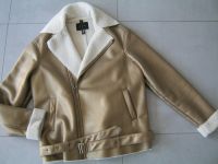 10days Biker Jacke Gr 1 36-38 M gold beige Teddyfell warm Dortmund - Benninghofen Vorschau