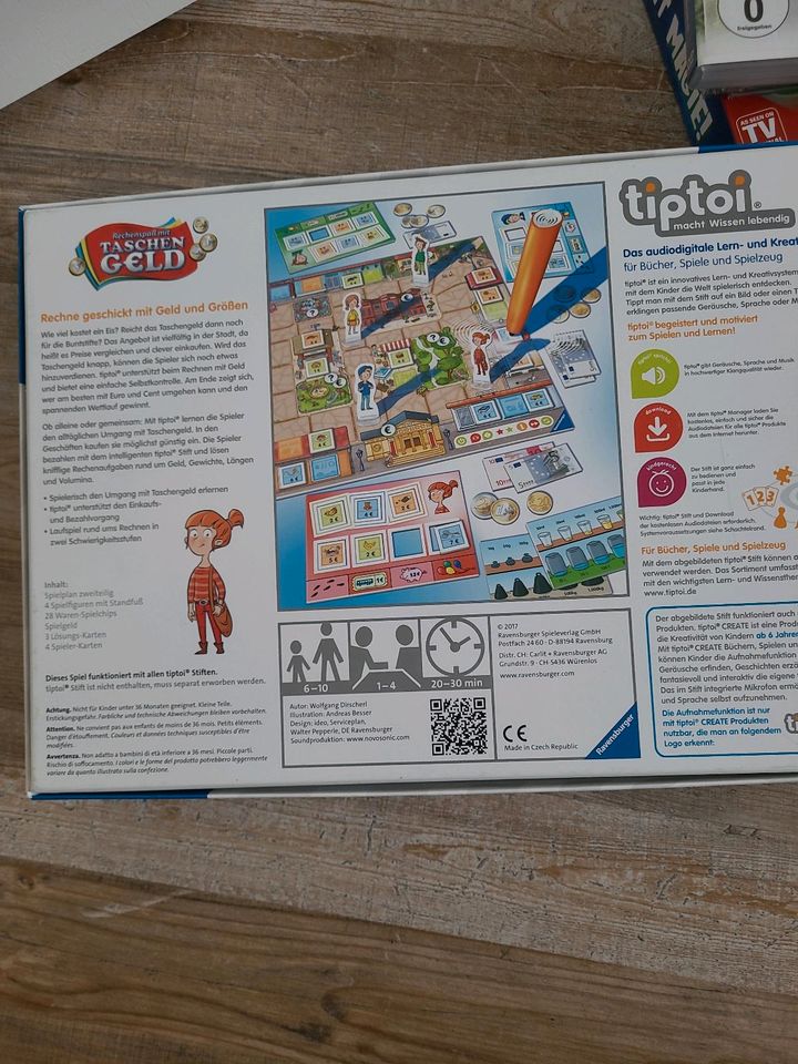 Tiptoi Rechenspaß  Taschengeld Spiel. Ohne Tiptoi Stift! in Berne