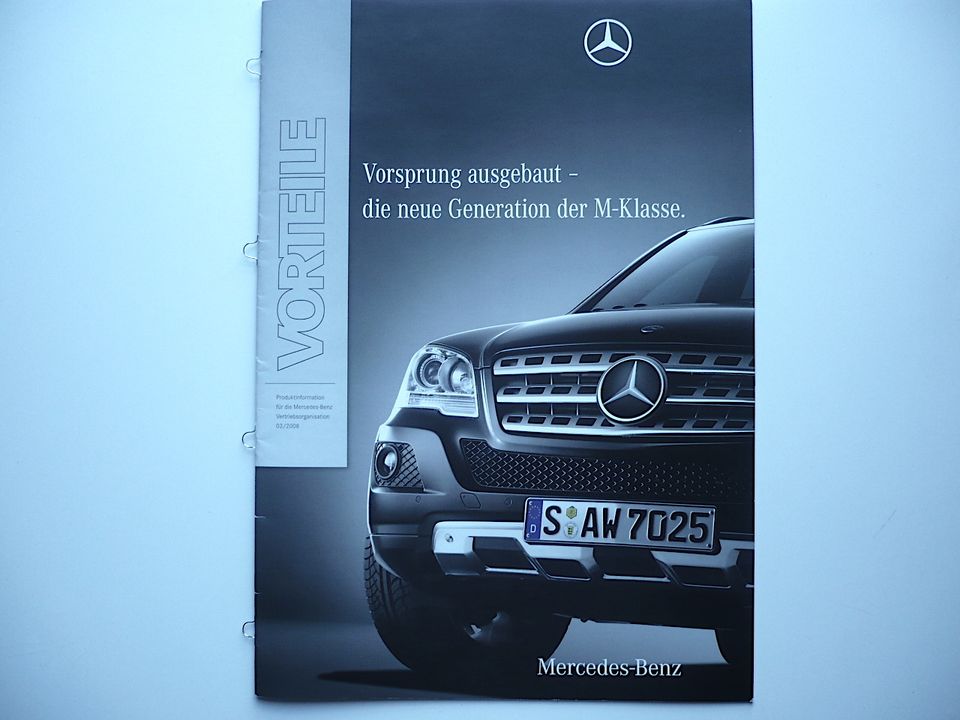 Mercedes-Benz VORTEILE Katalog Broschüre Heft M-KLASSE W164 SUV in Hamburg