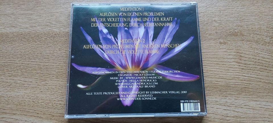 CD, Auflösung von Problemen Durch Selbstannahme, Meditation in Bad Lippspringe