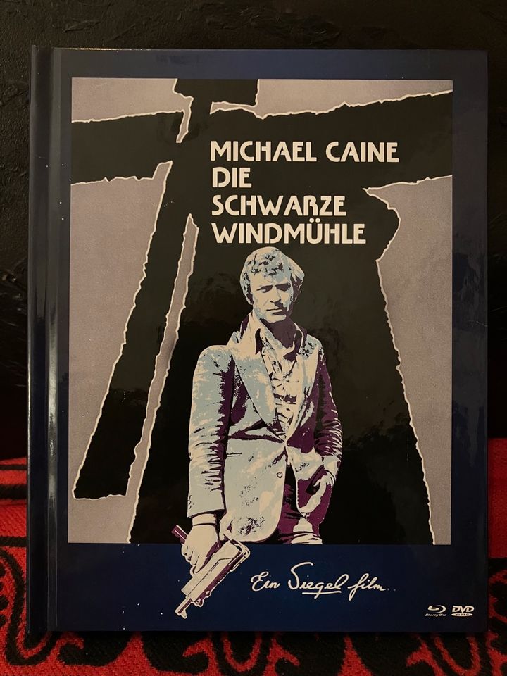 Die Schwarze Windmühle - Mediabook Blu-Ray + DVD, Michael Caine in Hamburg