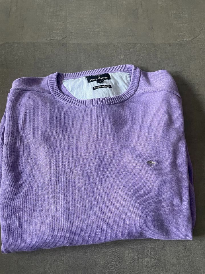 Pullover Fynch Hatton Gr.XL violett in Bad Kreuznach