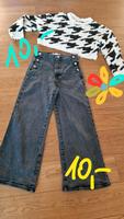 ‼️ Jeans ZARA schwarz weit 36 S Top Shop LONDON Pulli kurz München - Altstadt-Lehel Vorschau