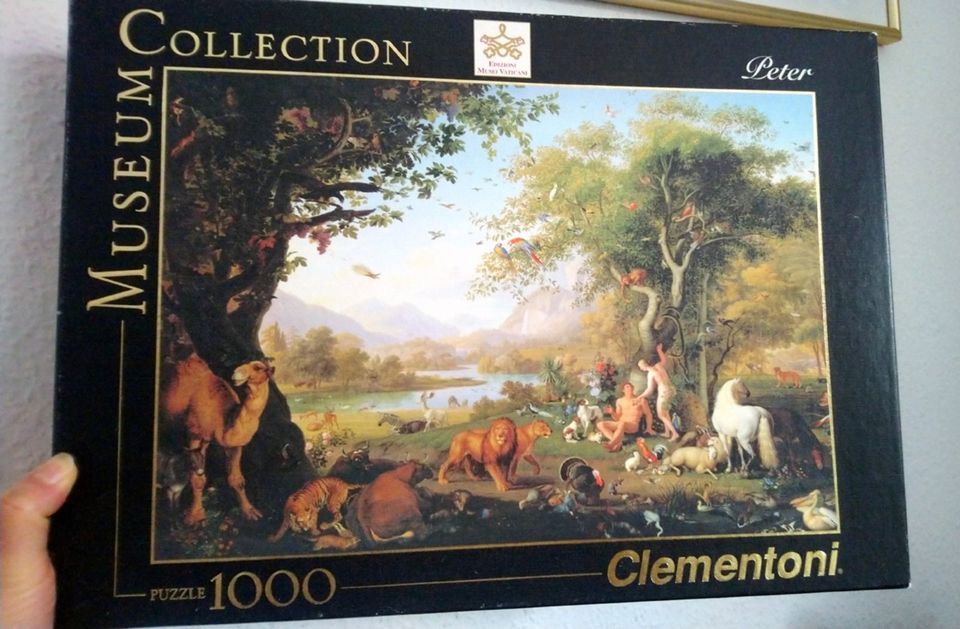1000 Teile, Wenzel, Clementoni, Kunst, Museum, Gemälde, Paradies in Delmenhorst