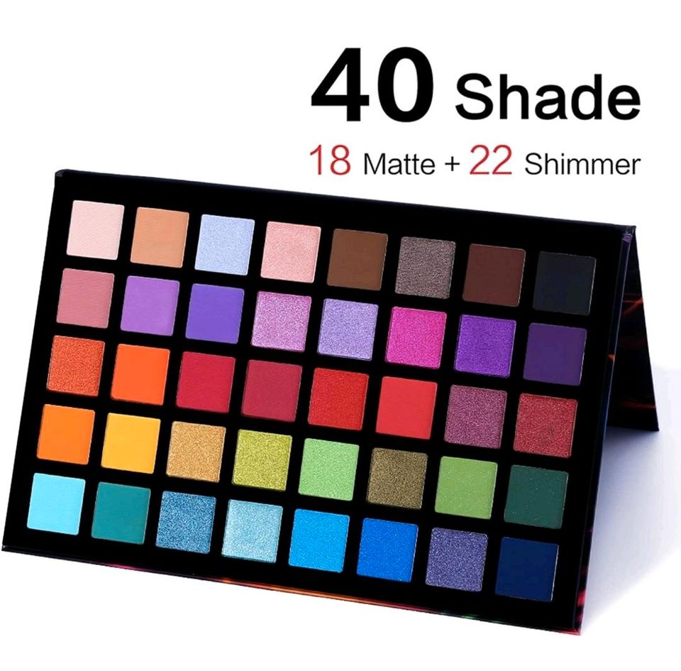 NEU 40 Farben Spotlight Lidschatten Palette Eyeshadow Make Up Set in Leverkusen