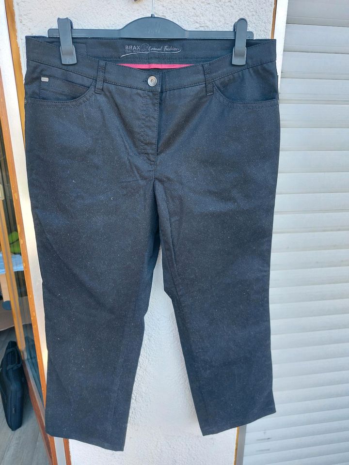 Brax elegante Hose Chino Stoffhose Übergröße 48K Schwarz in Mötzingen