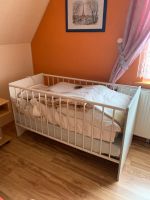 Kinderbett Babybett Gitterbett DDR - gebraucht,Matratze neuw. - Brandenburg - Wainsdorf Vorschau